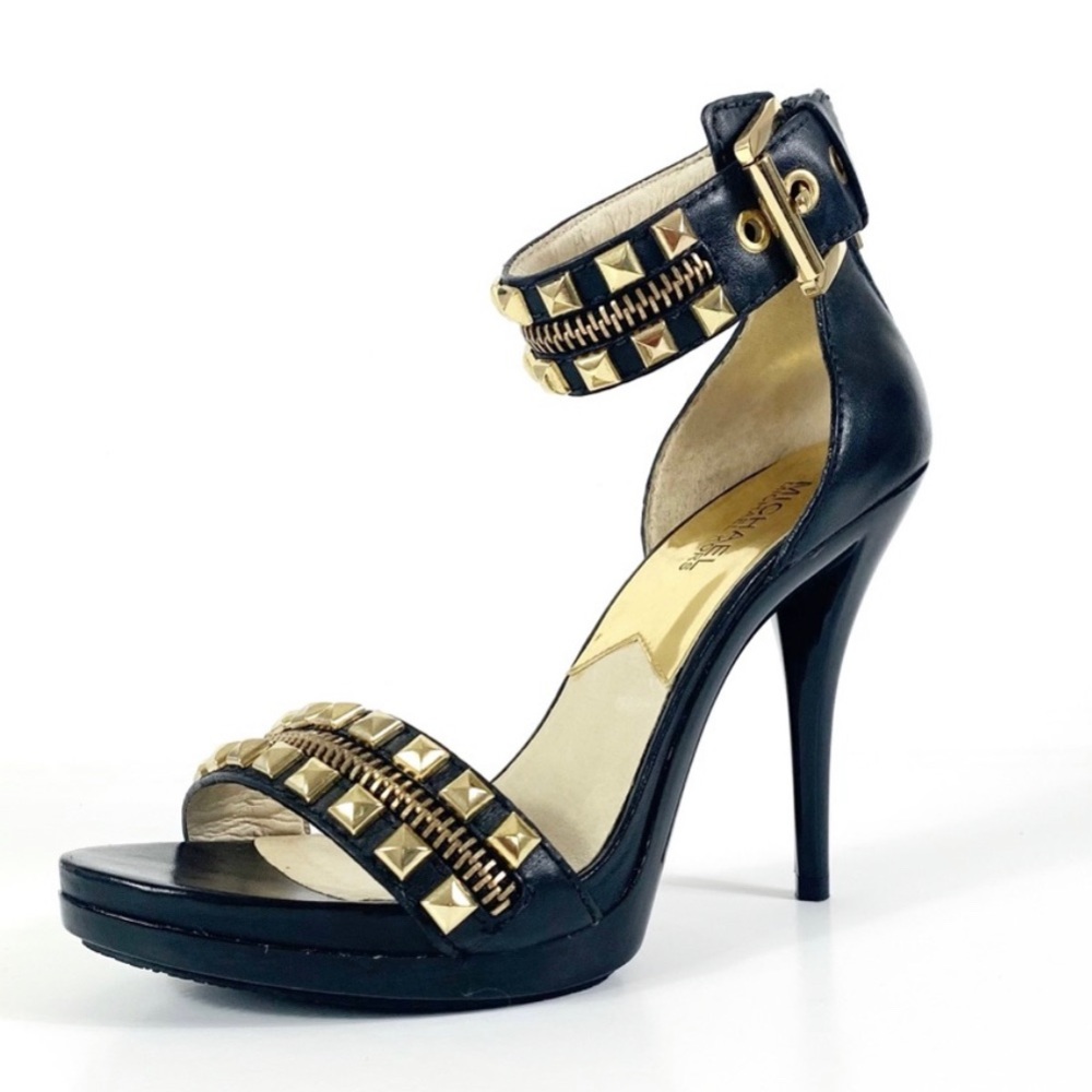 Michael Kors Studded buckled heels